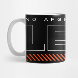 No Afghan ally left behind (dark background) Mug